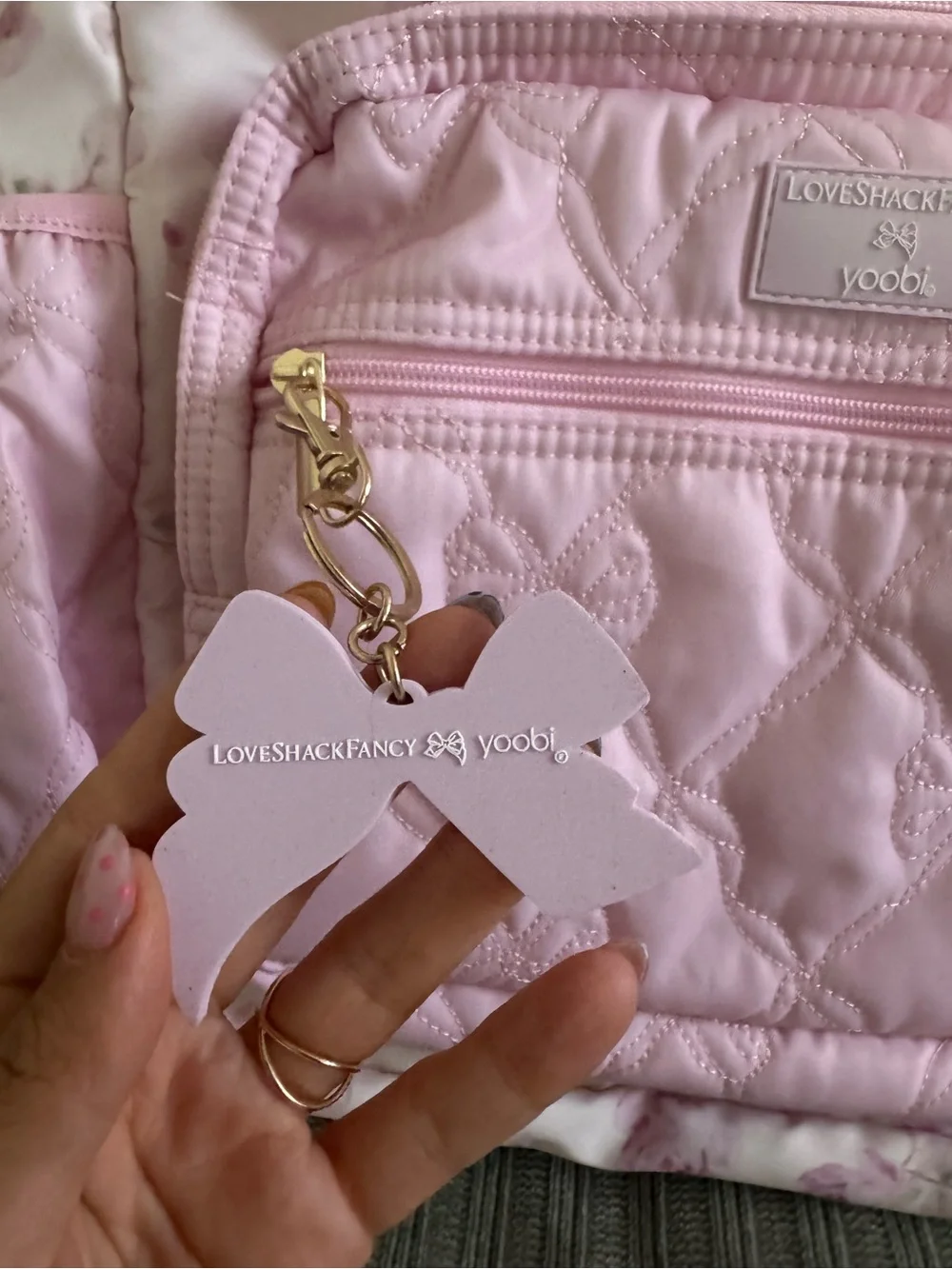 LoveShackFancy Pink Floral Tote and Backpack Set by Target